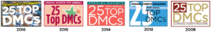 Top 25 DMC badges 2008-2016 ALL